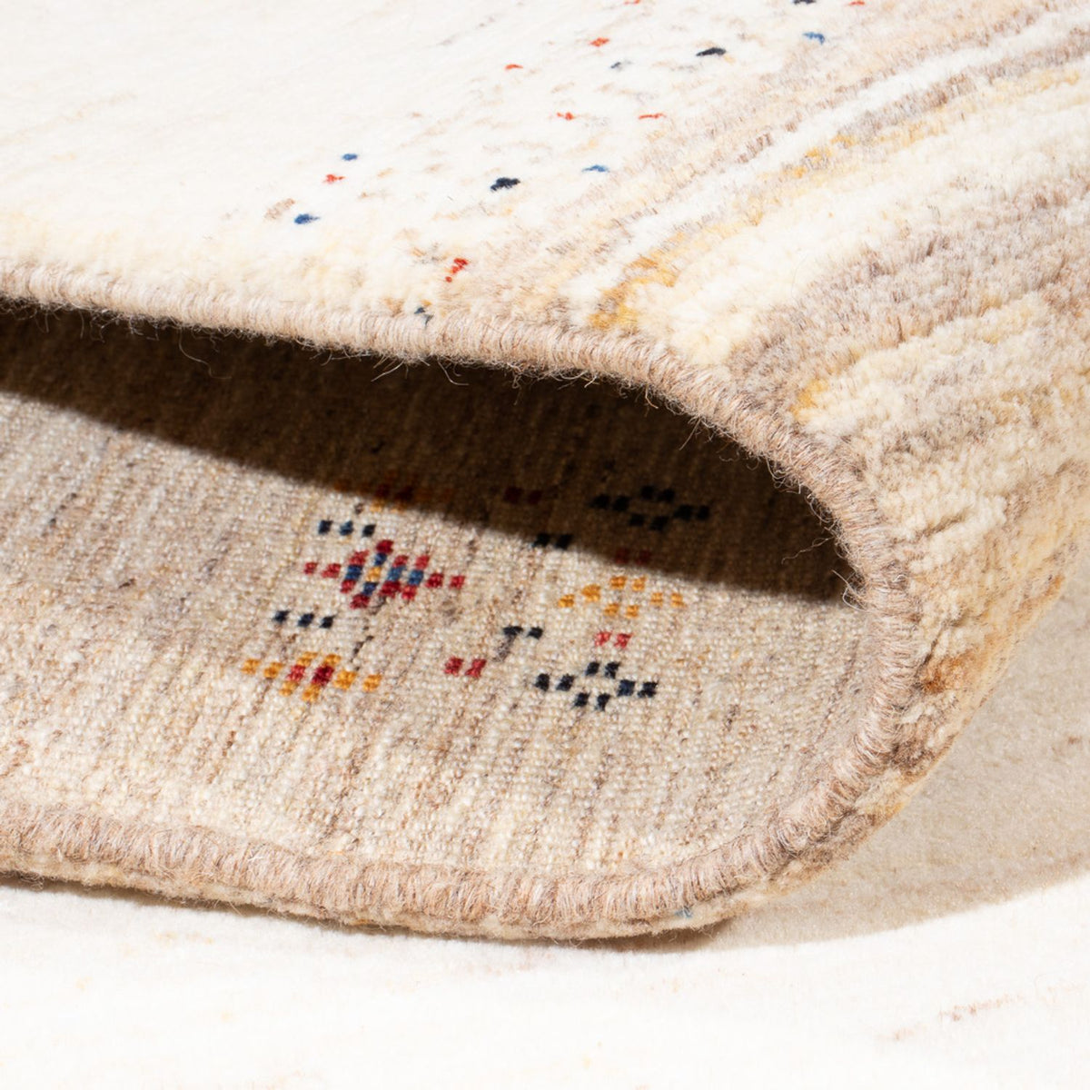 Gabbeh-tæppe - Persisk - 209 x 150 cm - flerfarvet