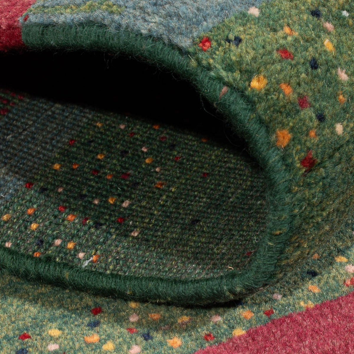 Gabbeh-tæppe - Persisk - 153 x 79 cm - flerfarvet