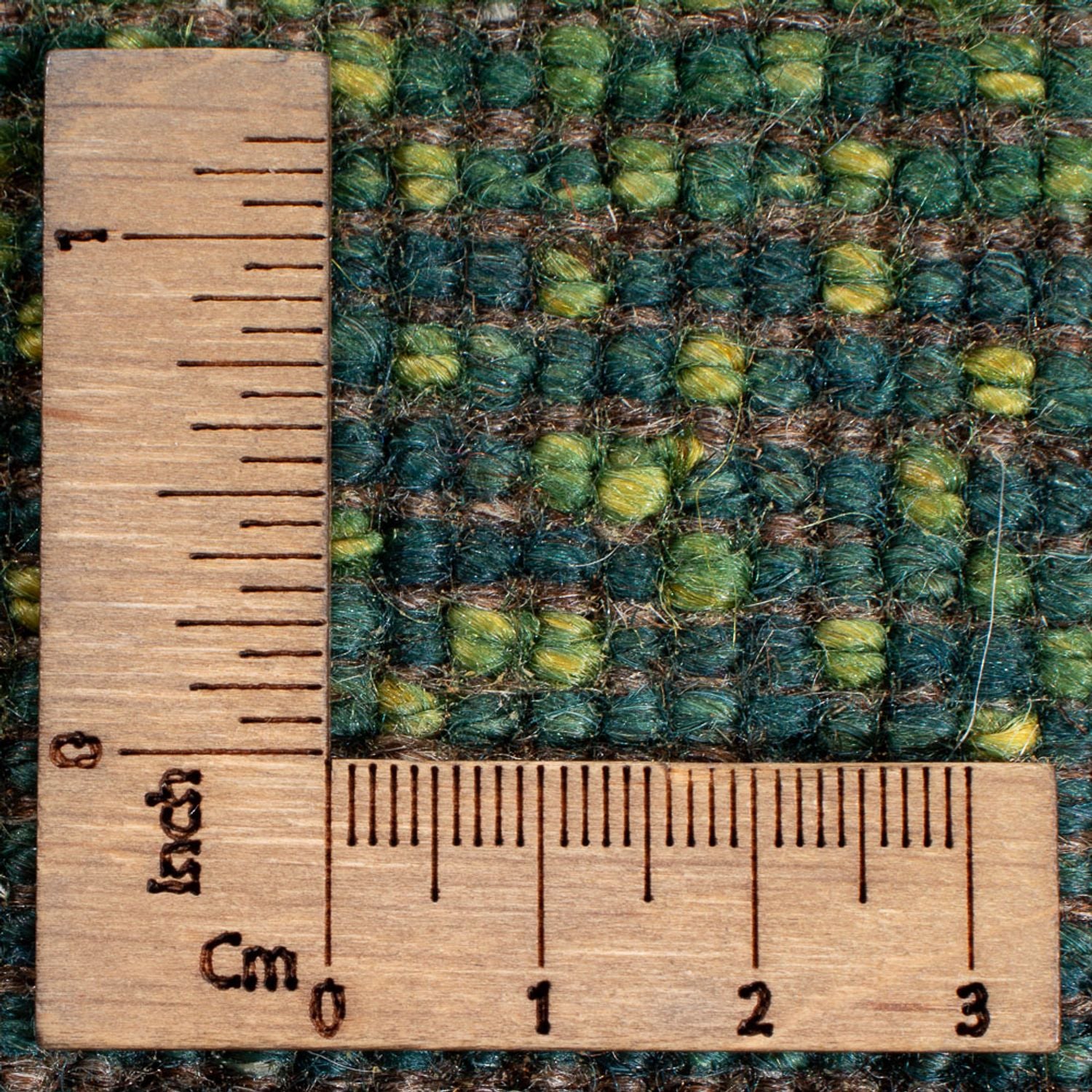 Gabbeh-tæppe - Persisk - 204 x 148 cm - mørkegrøn