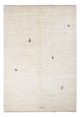 Gabbeh-tæppe - Persisk - 207 x 155 cm - sølv