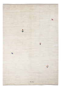 Gabbeh-tæppe - Persisk - 207 x 155 cm - sølv