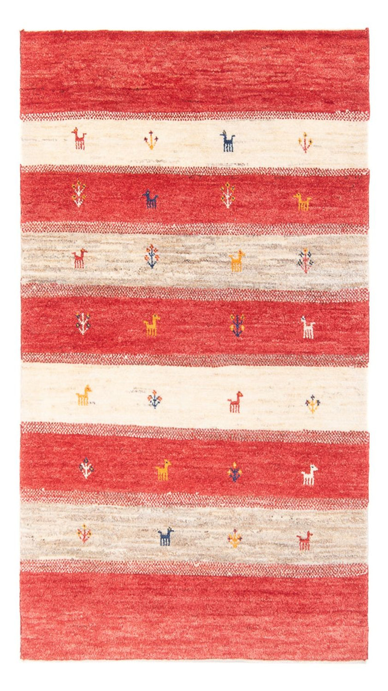 Gabbeh-tæppe - Persisk - 143 x 80 cm - flerfarvet