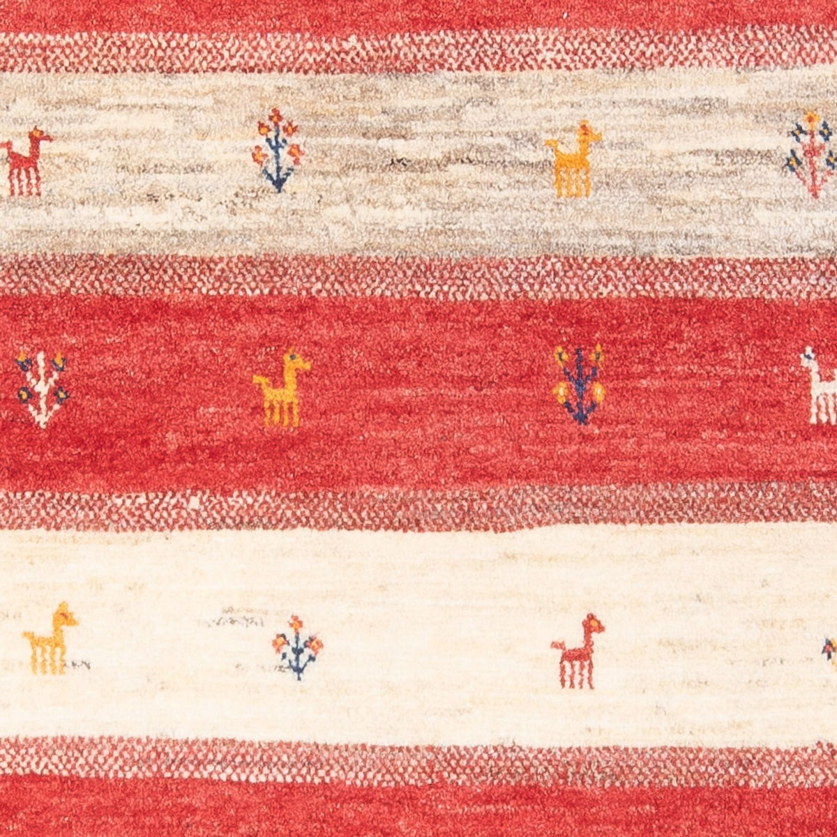 Gabbeh-tæppe - Persisk - 143 x 80 cm - flerfarvet