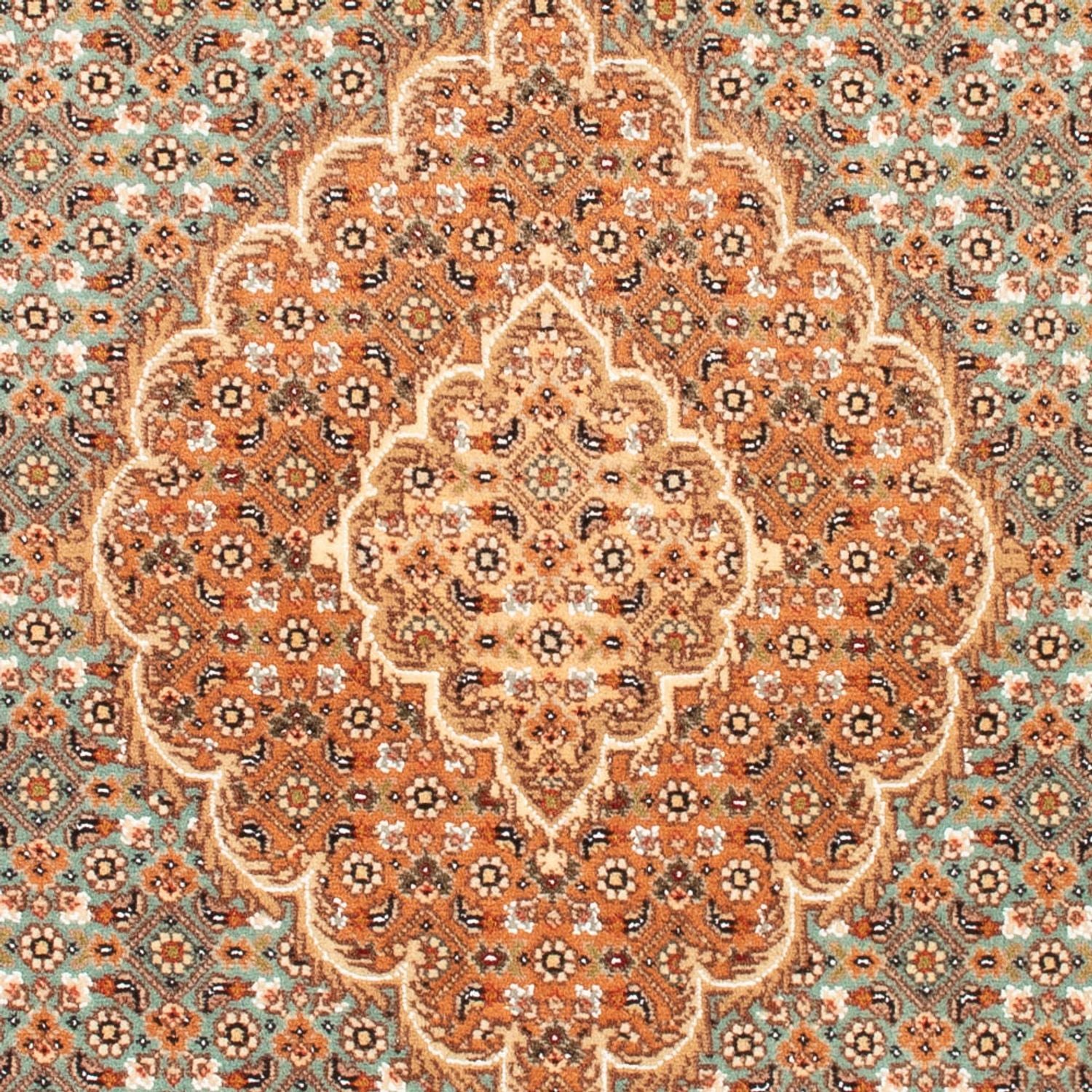 Persisk tæppe - Tabriz - 118 x 82 cm - benzinblå
