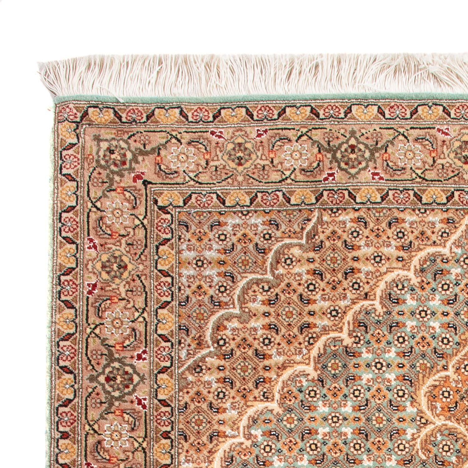 Persisk tæppe - Tabriz - 118 x 82 cm - benzinblå