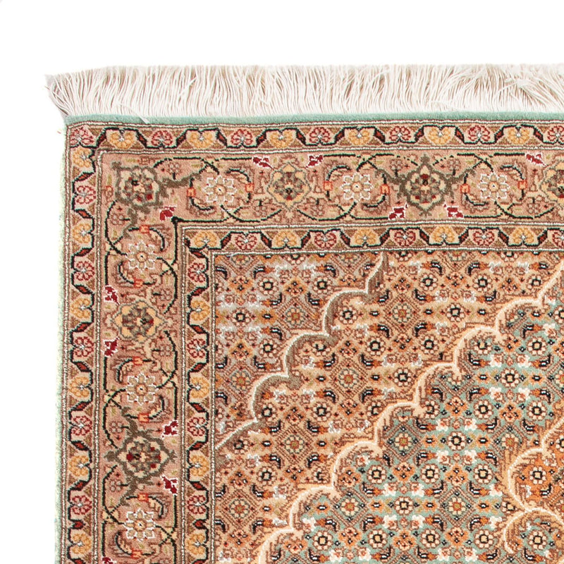 Persisk tæppe - Tabriz - 118 x 82 cm - benzinblå