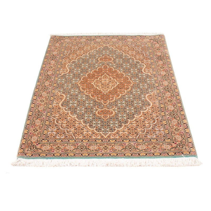 Persisk tæppe - Tabriz - 118 x 82 cm - benzinblå