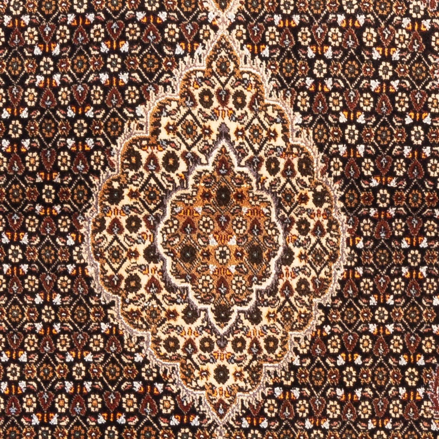 Persisk tæppe - Tabriz - Royal - 147 x 105 cm - mørkeblå
