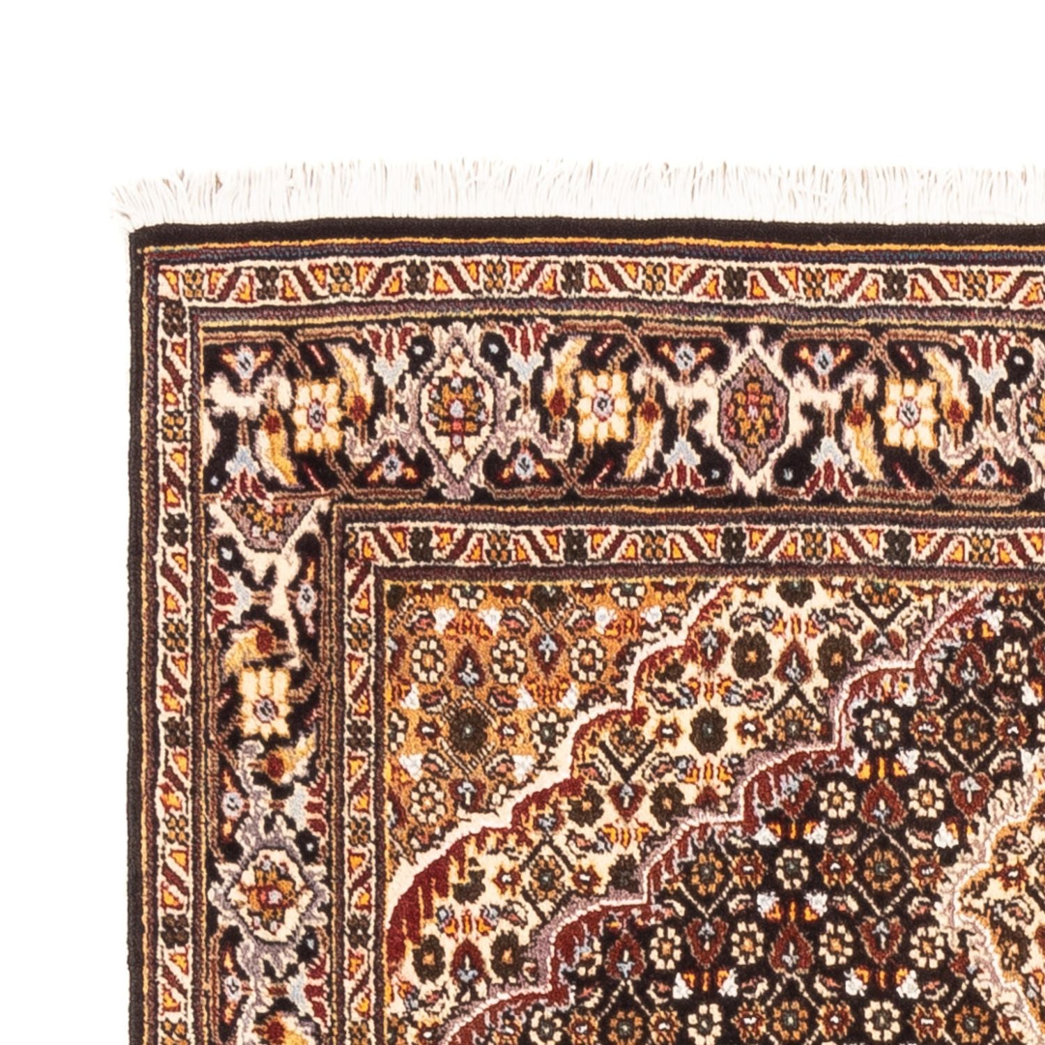 Persisk tæppe - Tabriz - Royal - 147 x 105 cm - mørkeblå