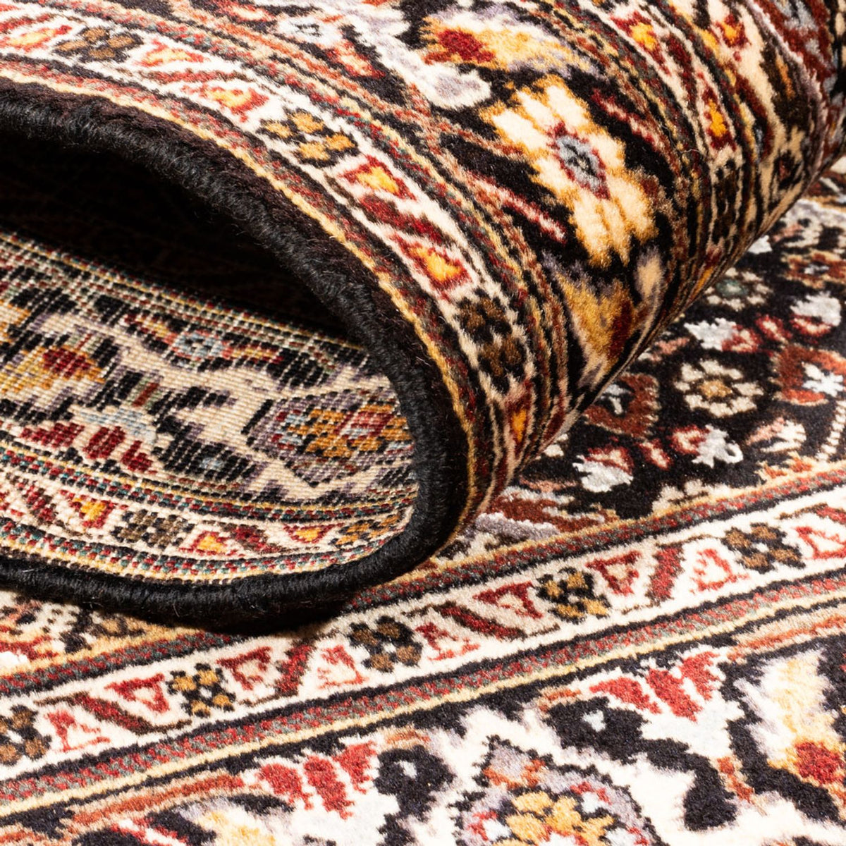 Persisk tæppe - Tabriz - Royal - 147 x 105 cm - mørkeblå