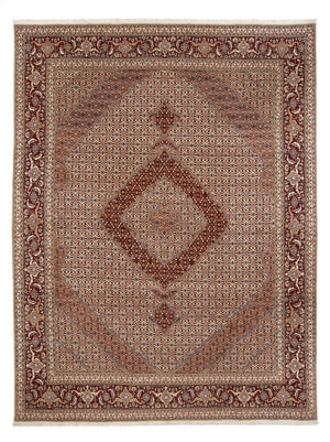 Persisk tæppe - Tabriz - Royal - 344 x 246 cm - lys brun