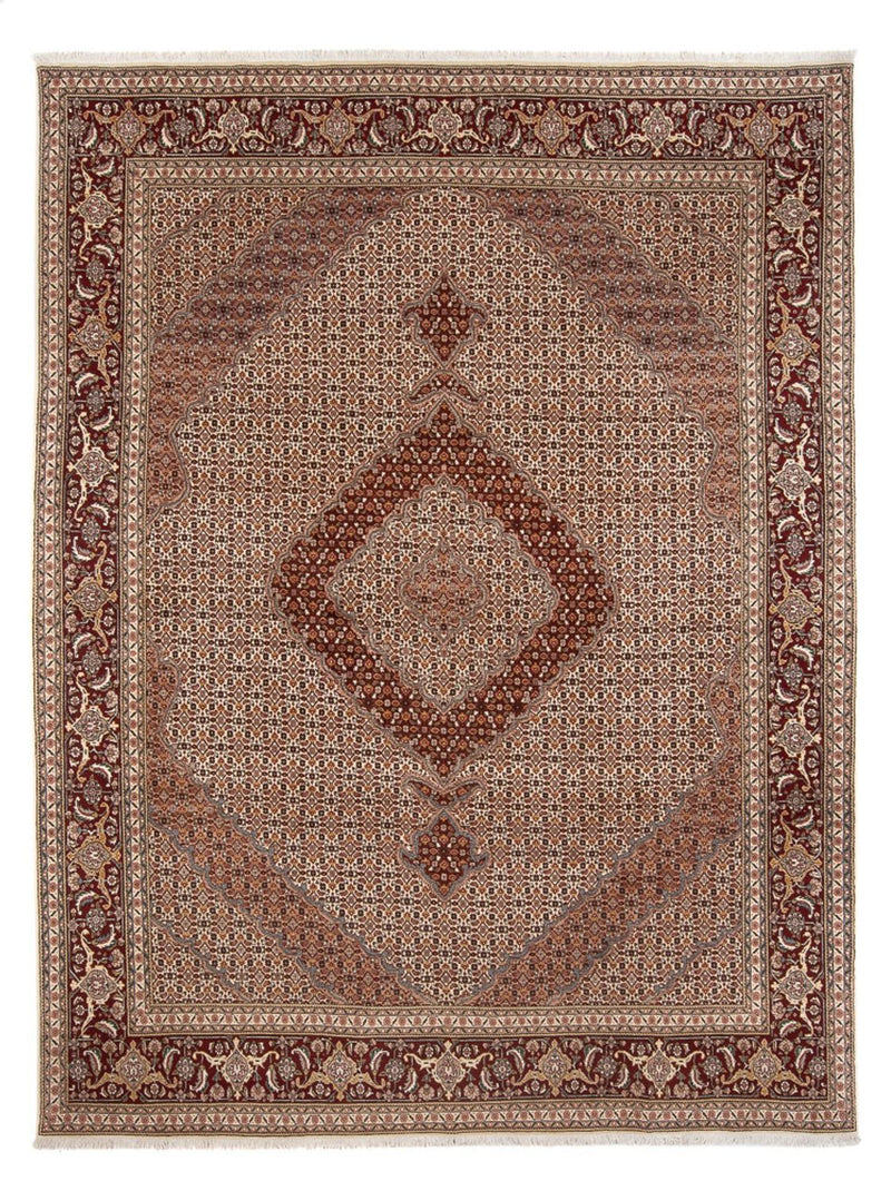 Persisk tæppe - Tabriz - Royal - 344 x 246 cm - lys brun