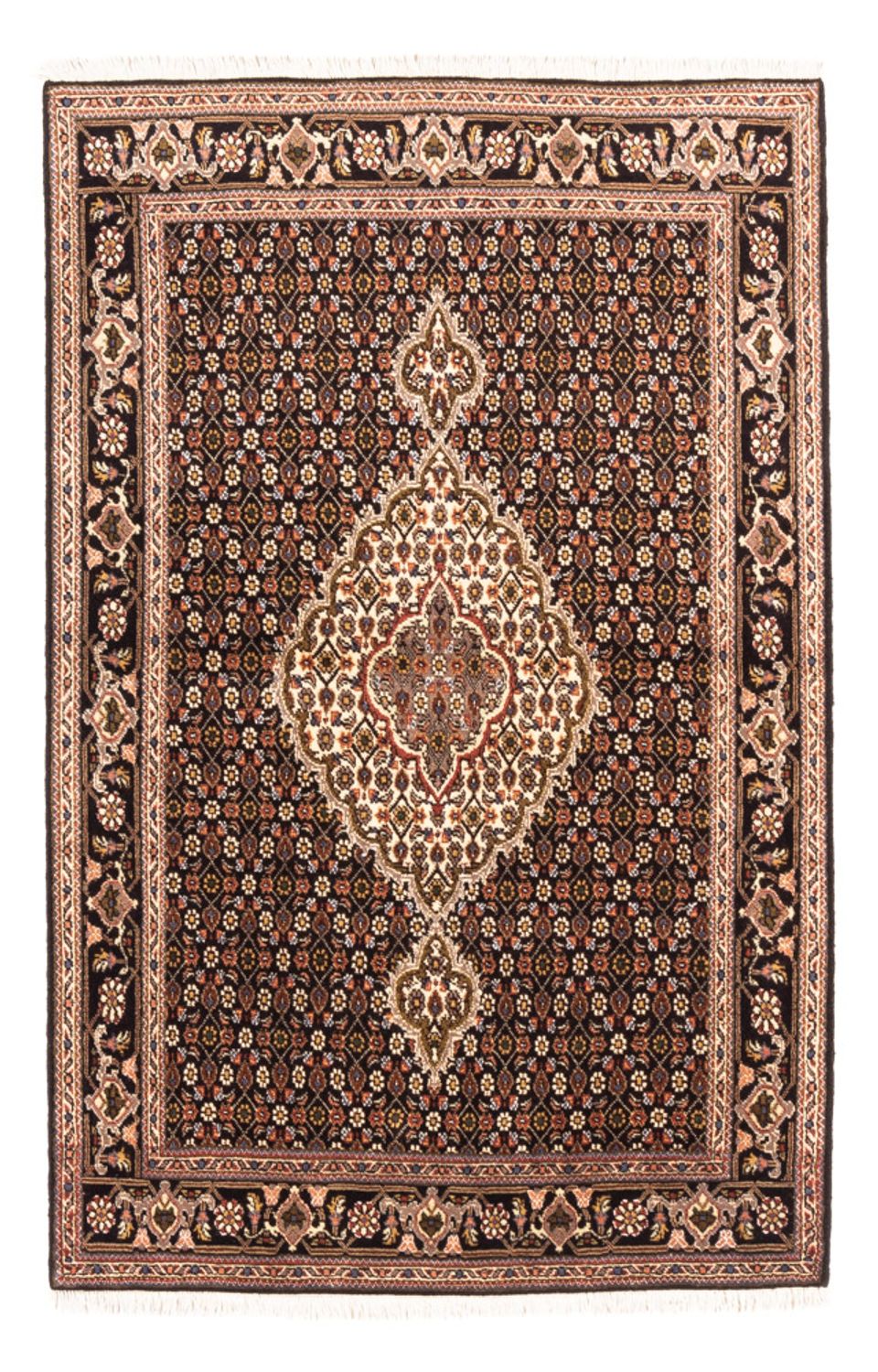 Persisk tæppe - Tabriz - Royal - 150 x 102 cm - mørkeblå