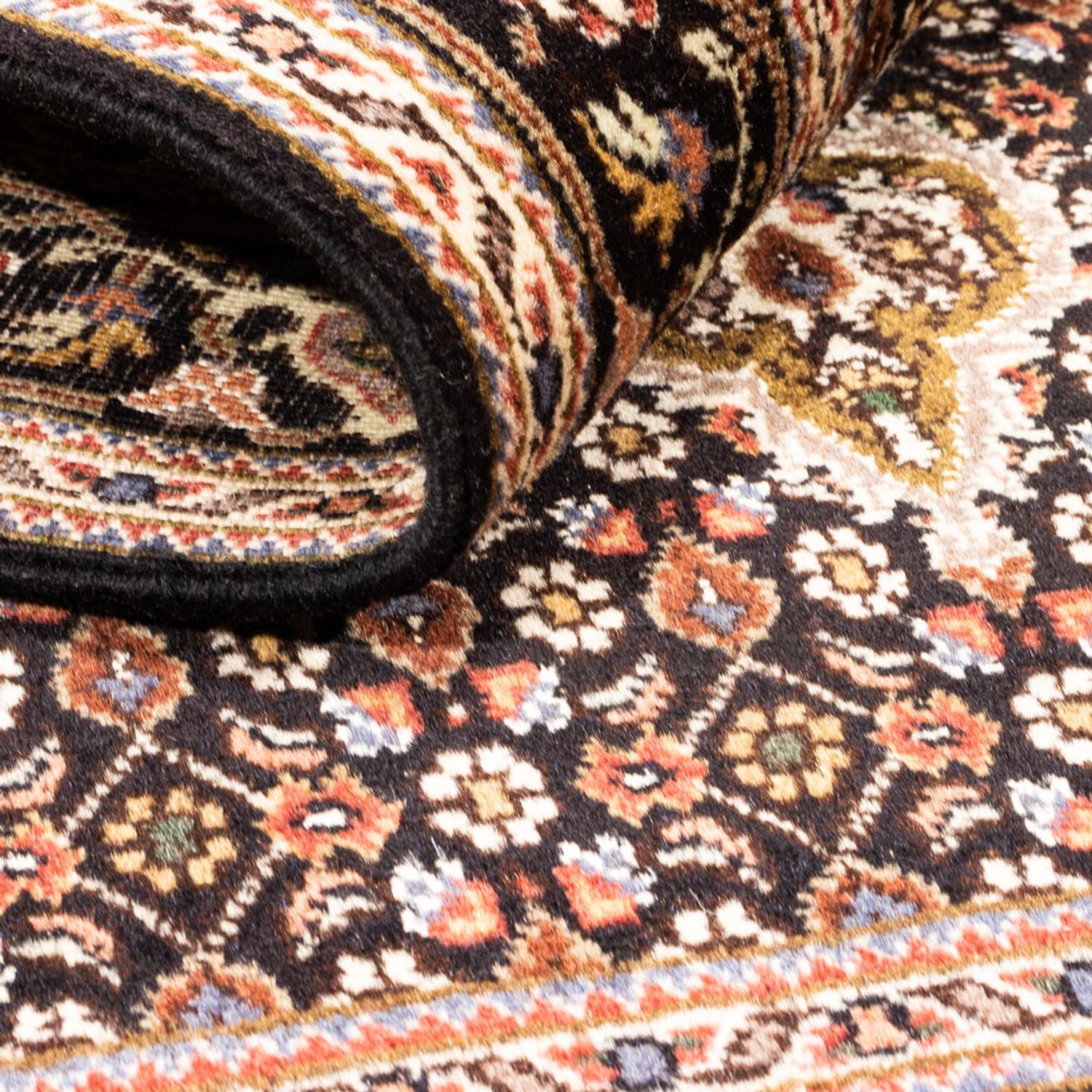 Persisk tæppe - Tabriz - Royal - 150 x 102 cm - mørkeblå