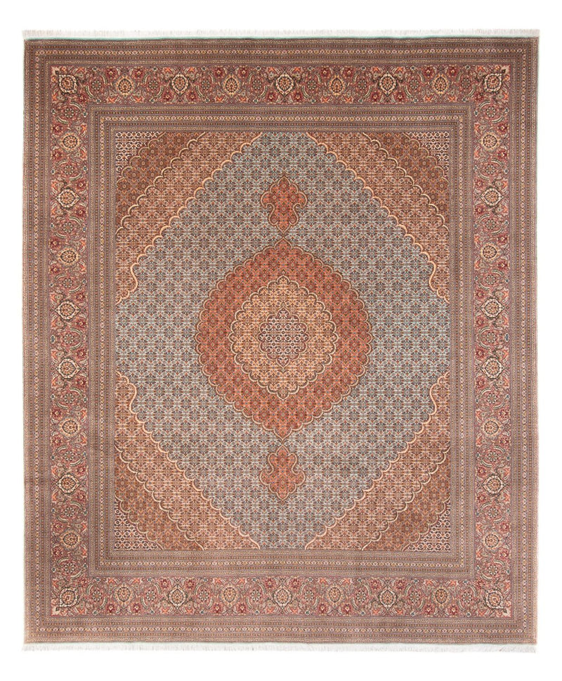 Persisk tæppe - Tabriz - Royal - 304 x 248 cm - lys brun