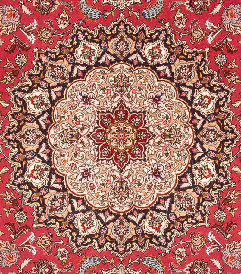Persisk tæppe - Tabriz - Royal firkantet  - 252 x 252 cm - rød