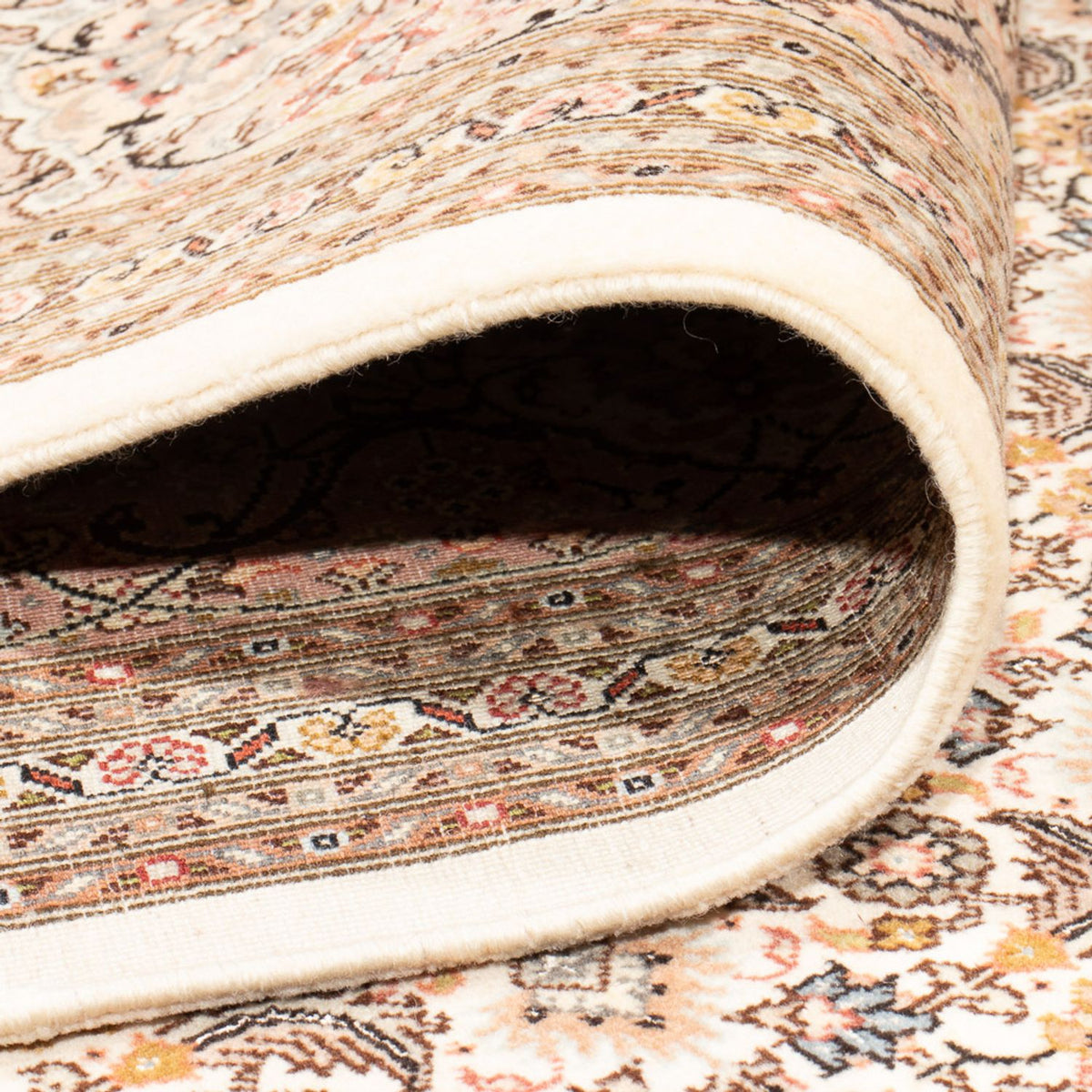 Persisk tæppe - Tabriz - Royal - 290 x 253 cm - mørk beige
