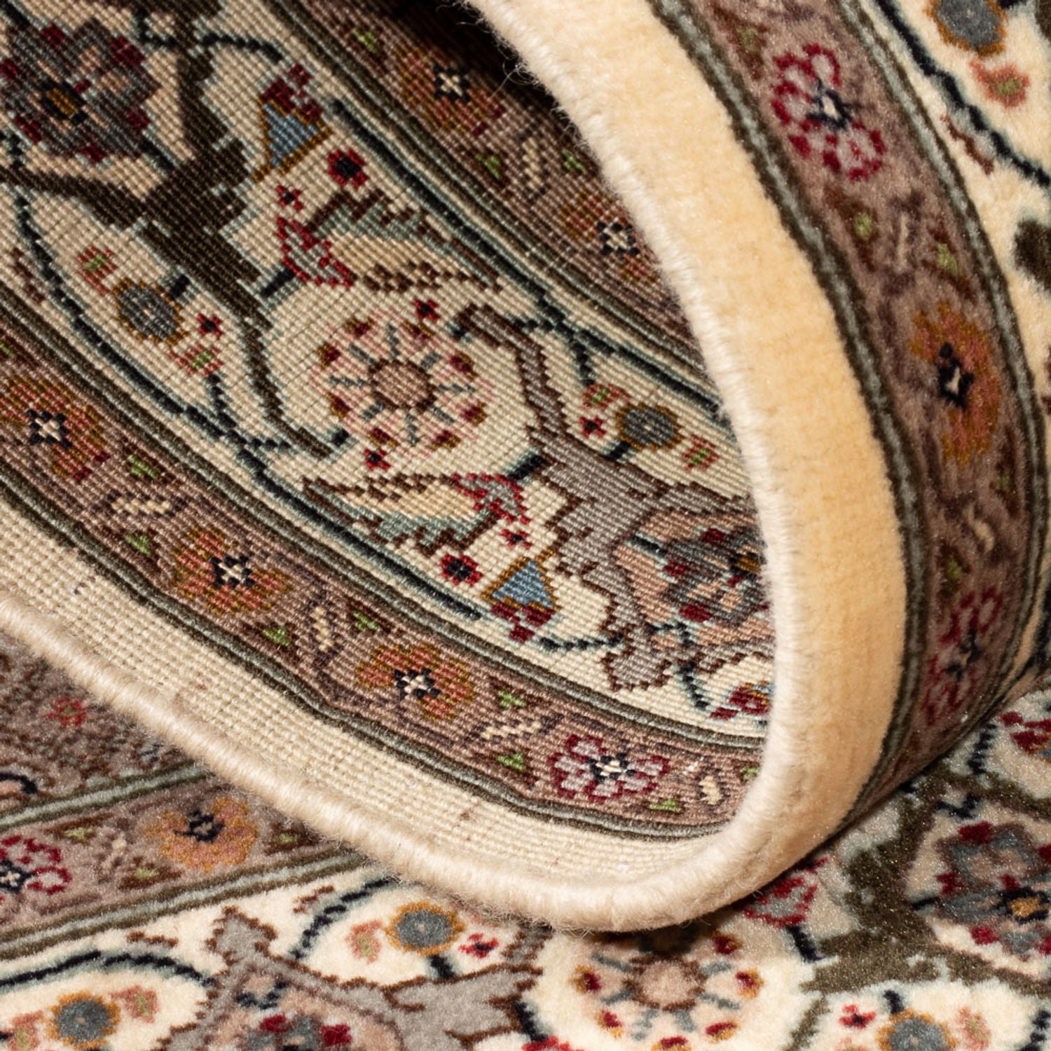 Persisk tæppe - Tabriz - Royal - 121 x 77 cm - beige