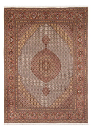 Persisk tæppe - Tabriz - 355 x 250 cm - lys brun