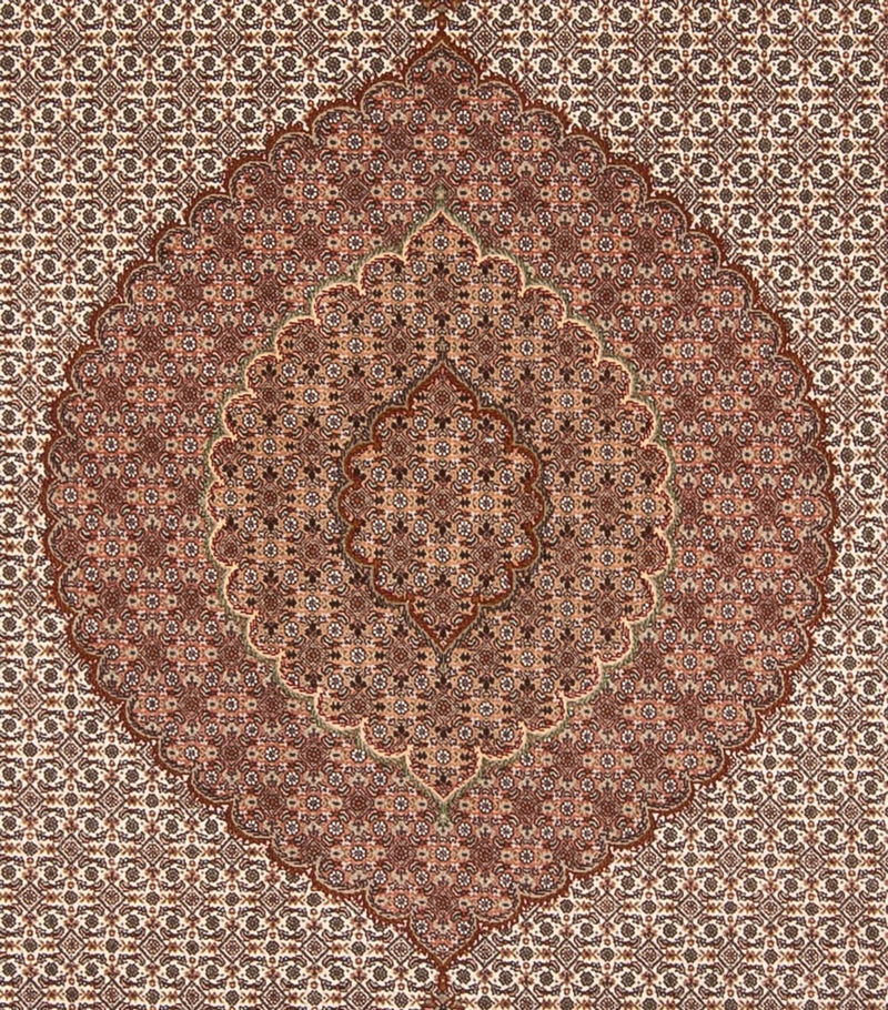 Persisk tæppe - Tabriz - 355 x 250 cm - lys brun