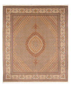 Persisk tæppe - Tabriz - 290 x 250 cm - lys brun