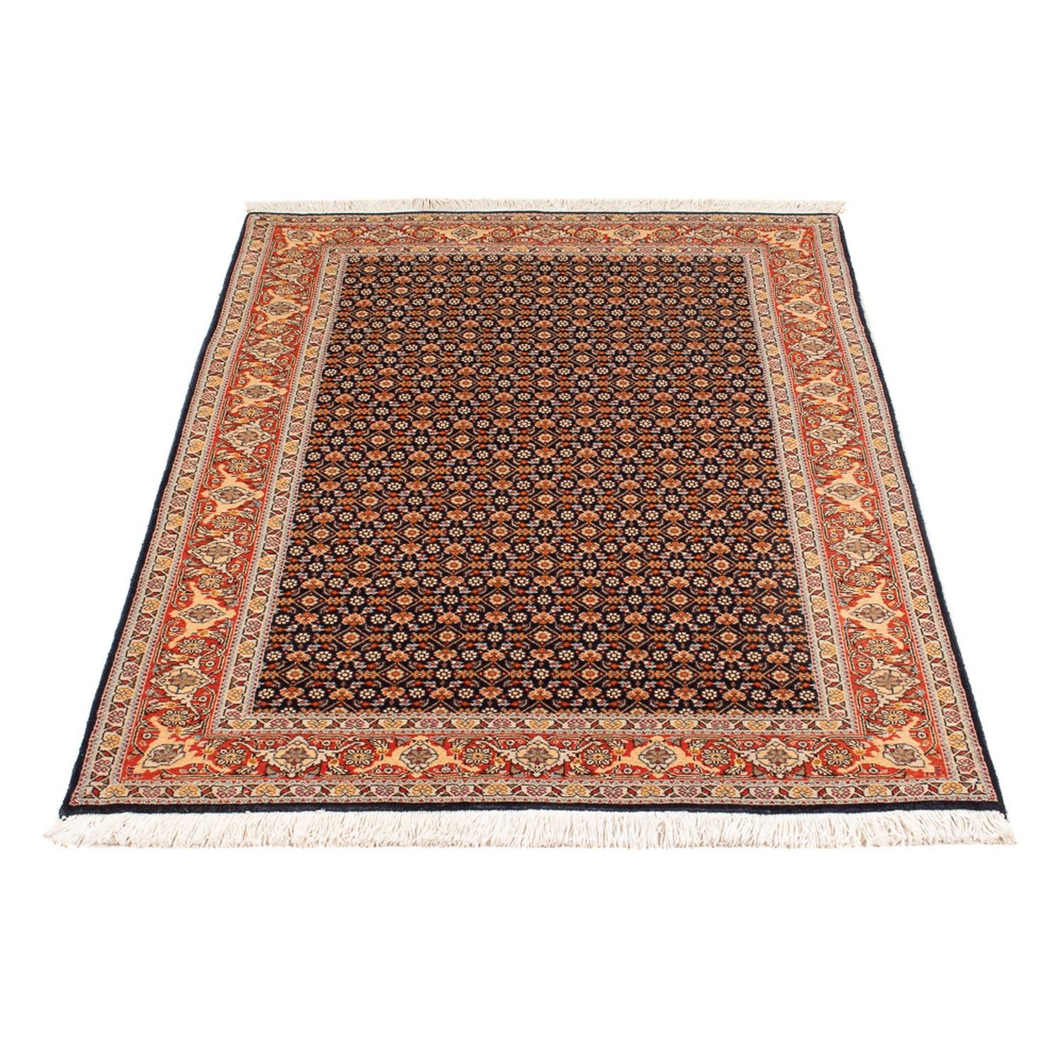 Persisk tæppe - Tabriz - Royal - 120 x 80 cm - mørkeblå