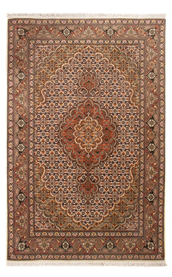 Persisk tæppe - Tabriz - Royal - 132 x 80 cm - creme