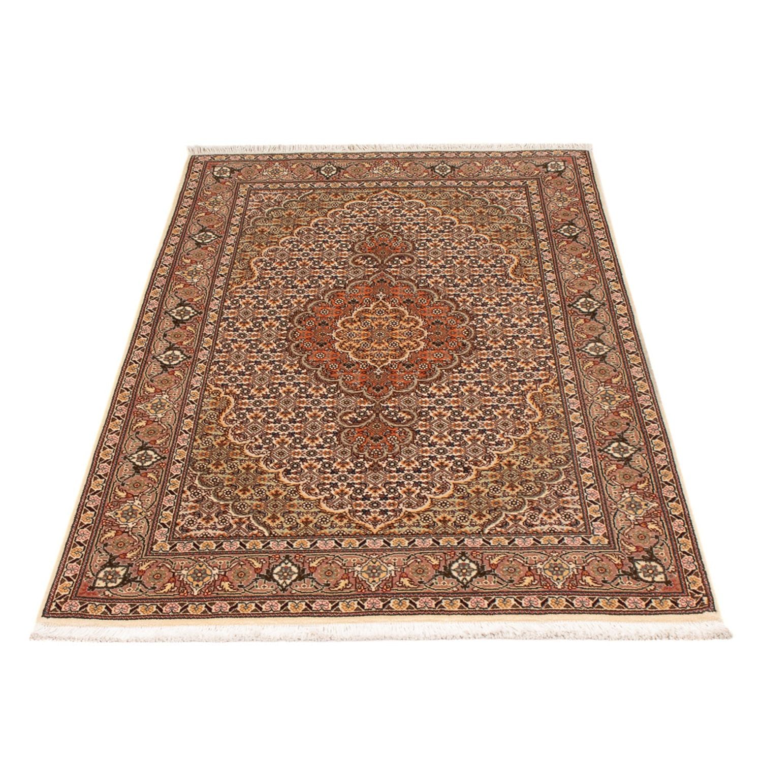Persisk tæppe - Tabriz - Royal - 132 x 80 cm - creme