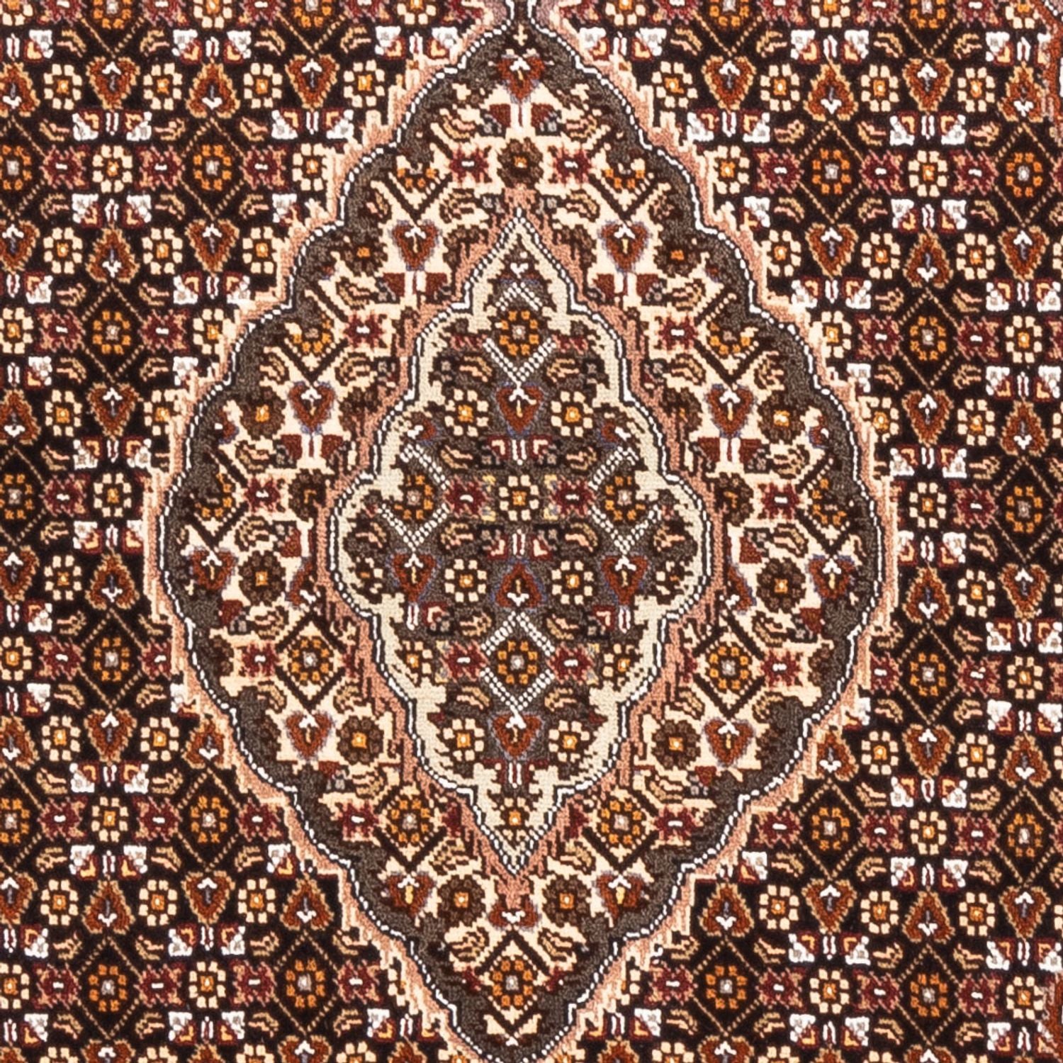 Persisk tæppe - Tabriz - 150 x 103 cm - mørkeblå