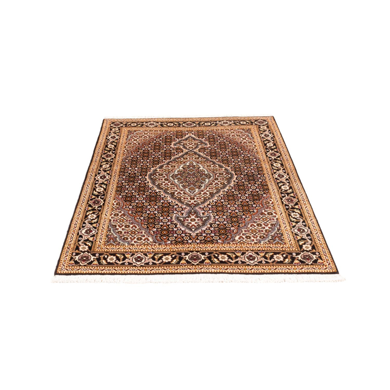 Persisk tæppe - Tabriz - 150 x 103 cm - mørkeblå