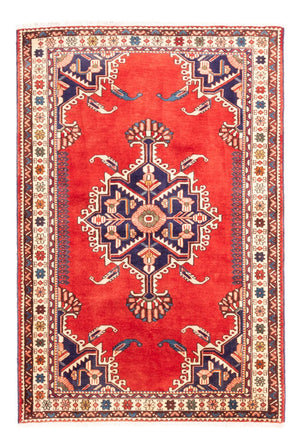 Persisk tæppe - Nomadisk - 154 x 109 cm - rød