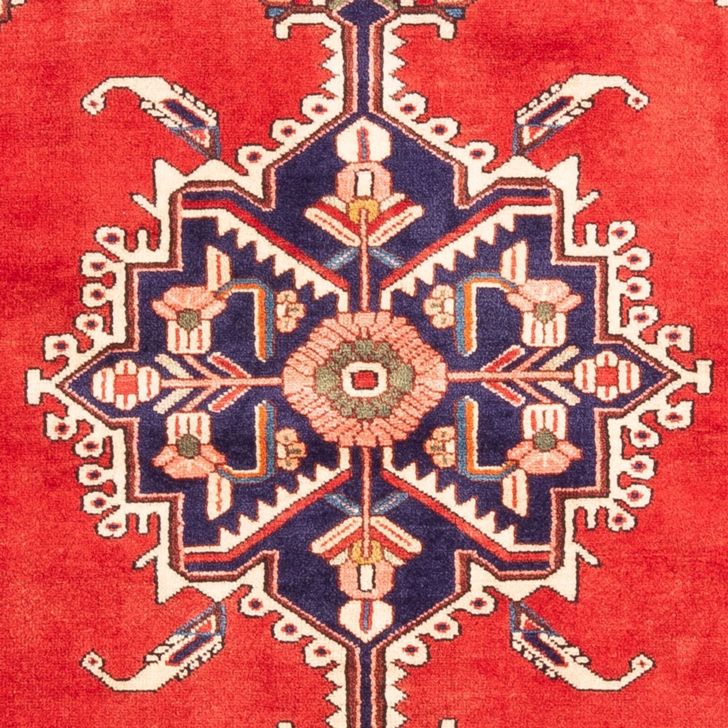 Persisk tæppe - Nomadisk - 154 x 109 cm - rød