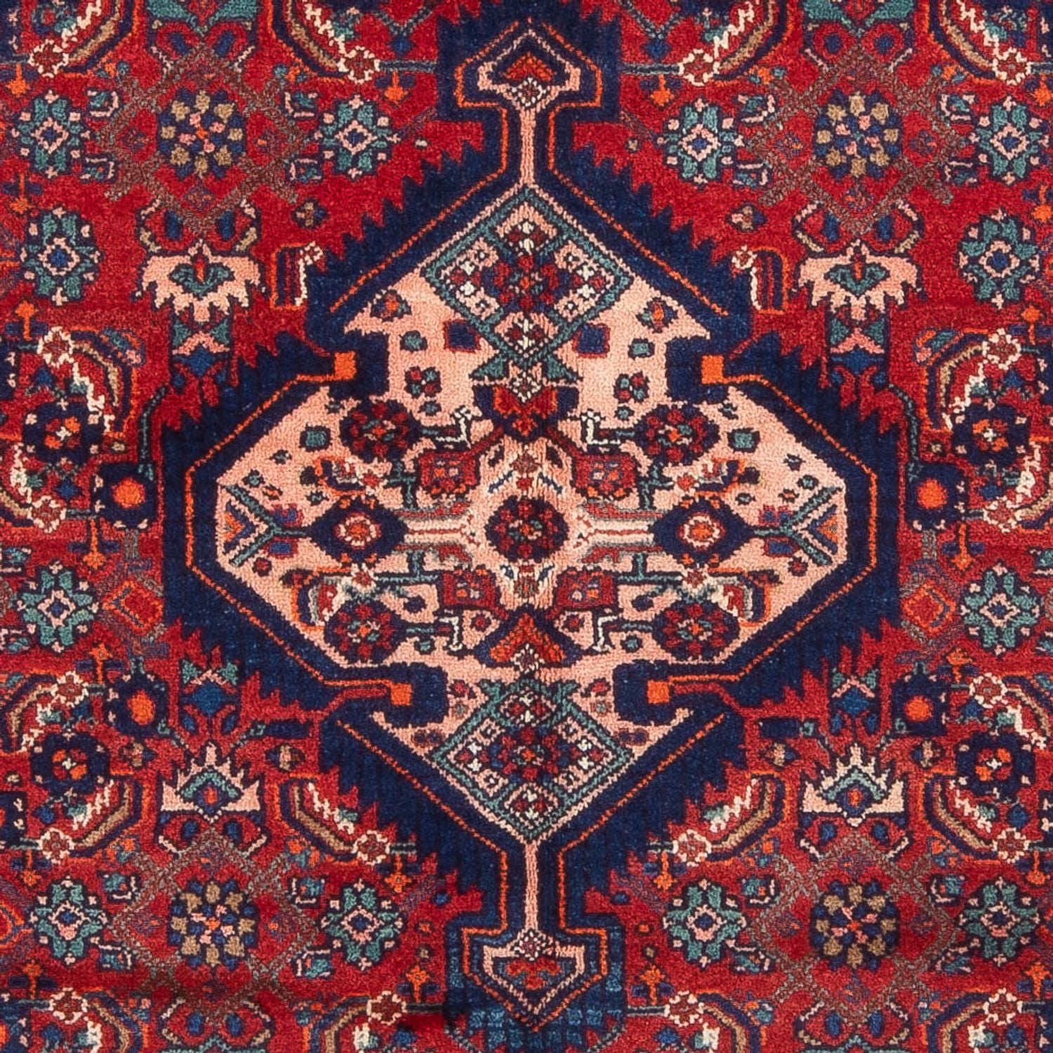 Persisk tæppe - Nomadisk - 220 x 137 cm - rød