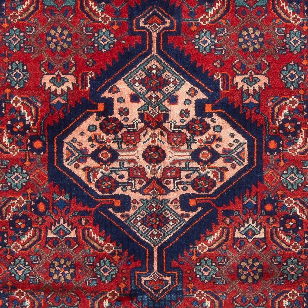 Persisk tæppe - Nomadisk - 220 x 137 cm - rød
