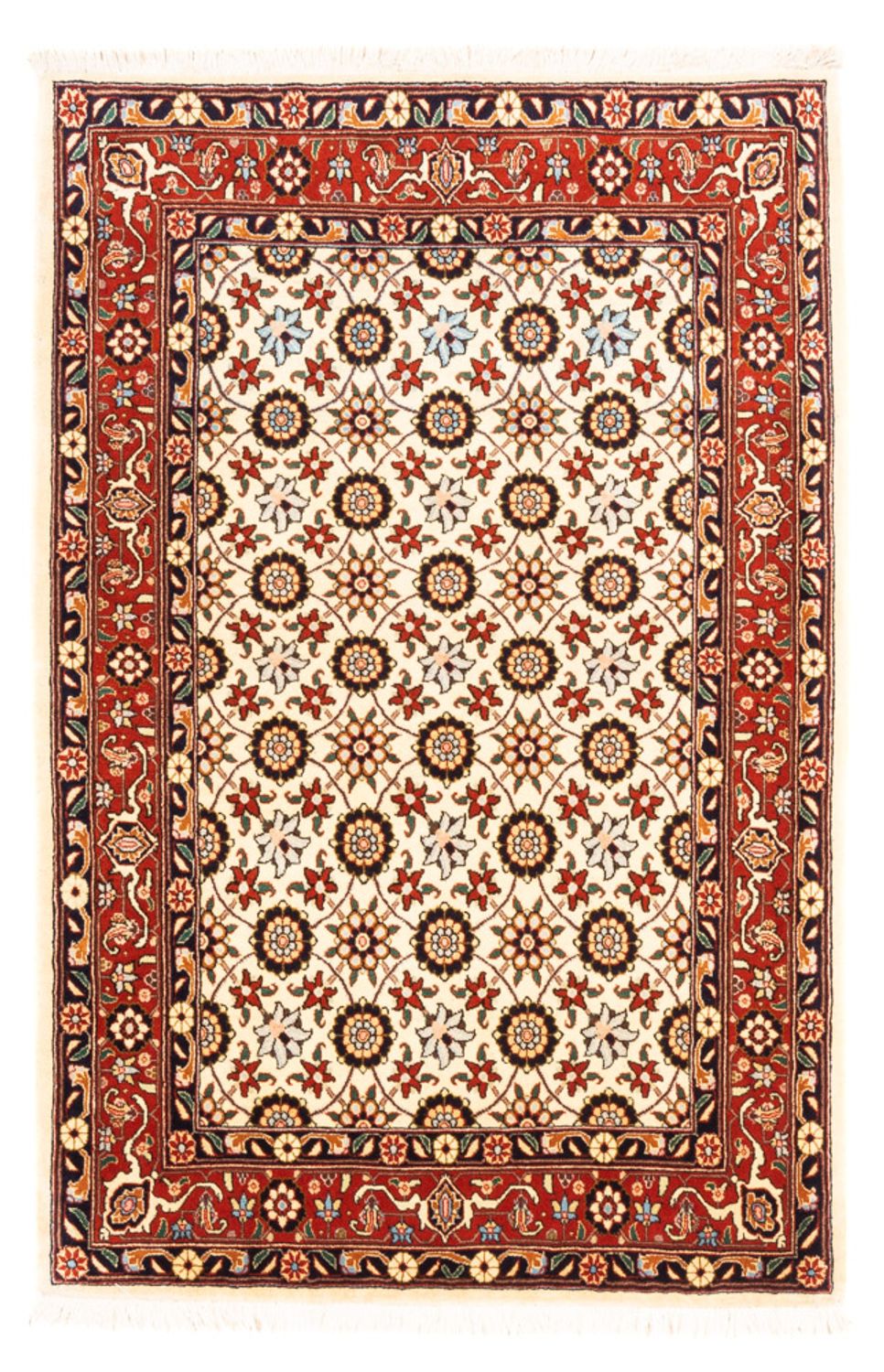 Persisk tæppe - Nomadisk - 150 x 105 cm - creme