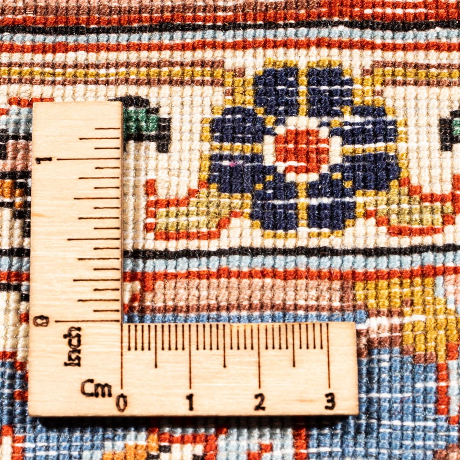 Persisk tæppe - Nomadisk - 162 x 107 cm - blå