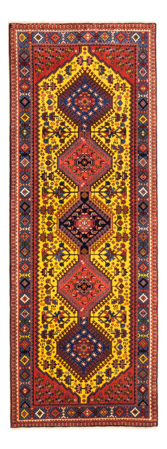 Løber Persisk tæppe - Nomadisk - 202 x 78 cm - gul