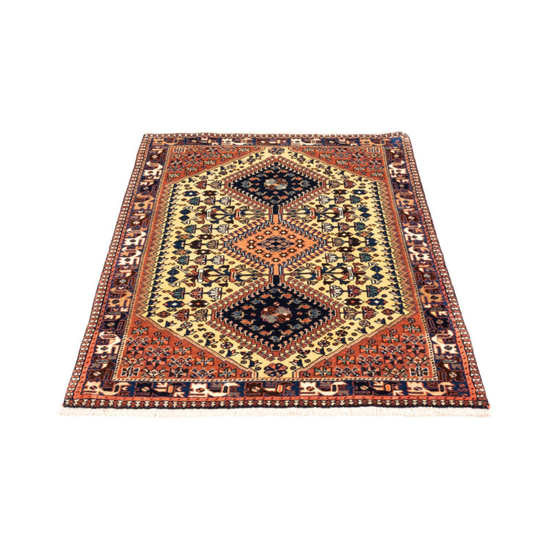 Persisk tæppe - Nomadisk - 140 x 74 cm - creme