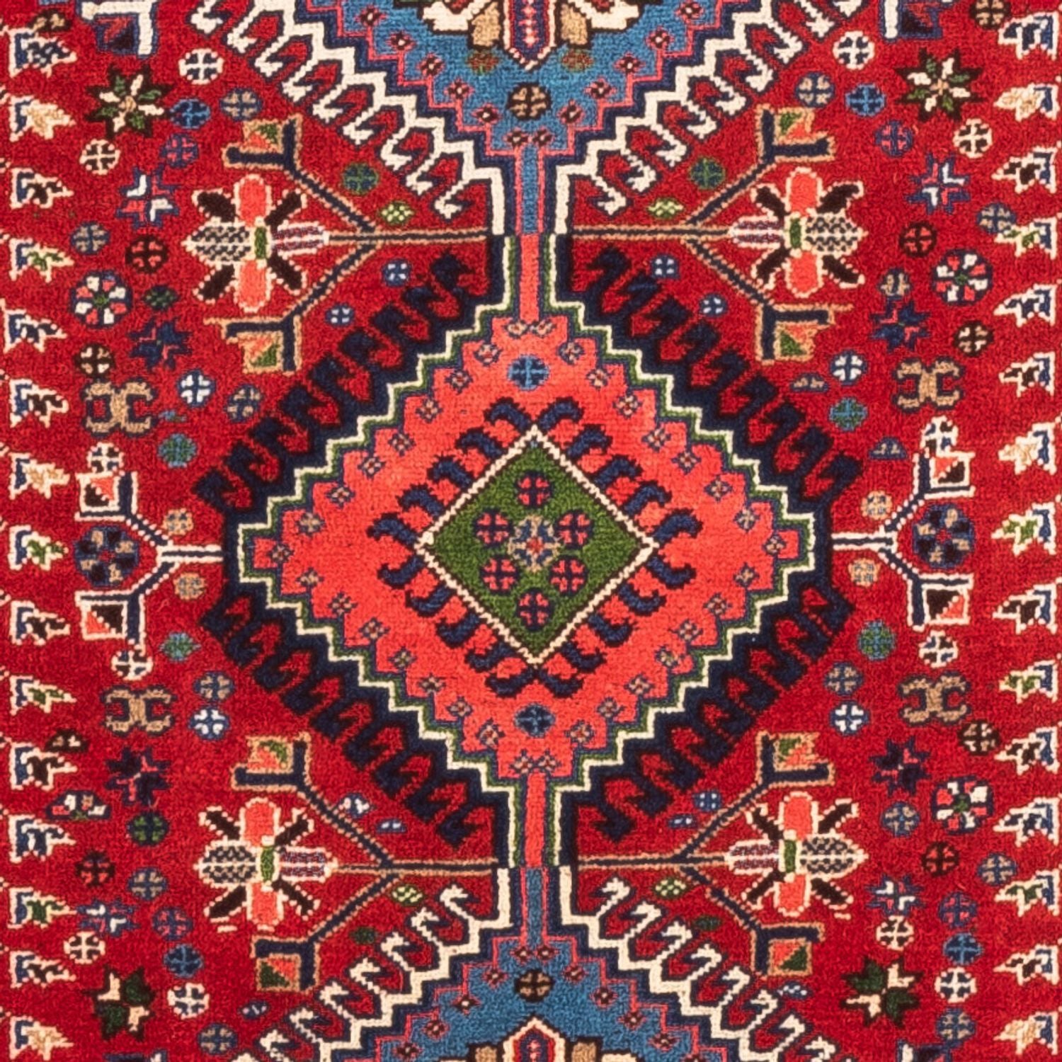 Persisk tæppe - Nomadisk - 115 x 82 cm - rød