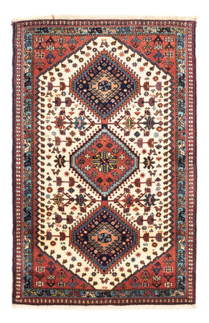 Persisk tæppe - Nomadisk - 130 x 82 cm - creme