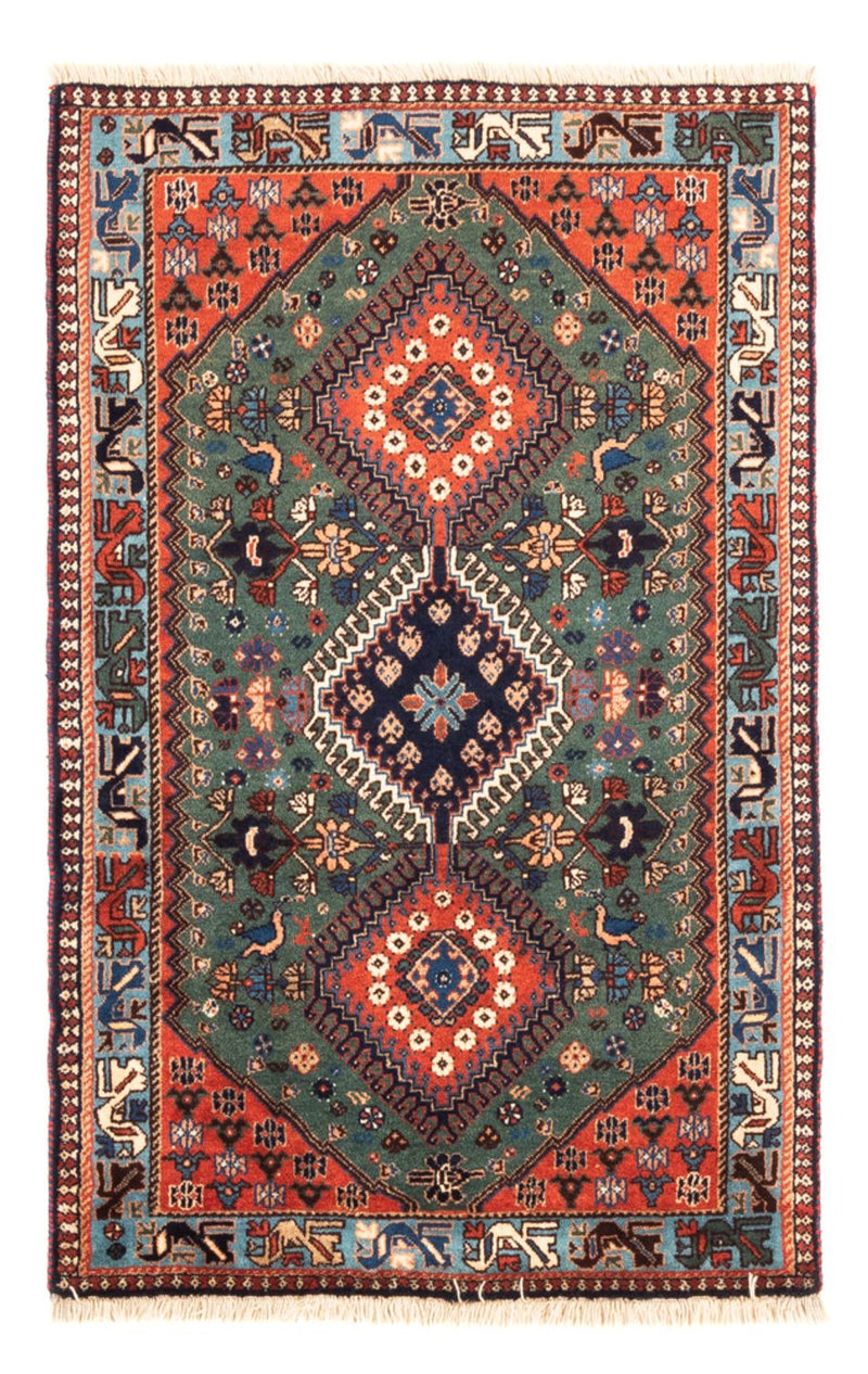 Persisk tæppe - Nomadisk - 130 x 80 cm - grøn