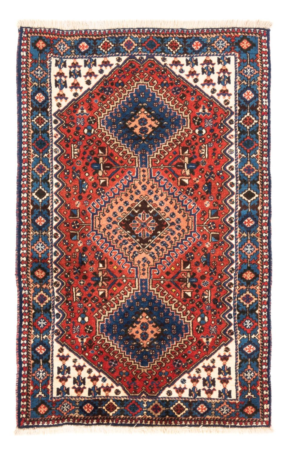 Persisk tæppe - Nomadisk - 123 x 81 cm - rød