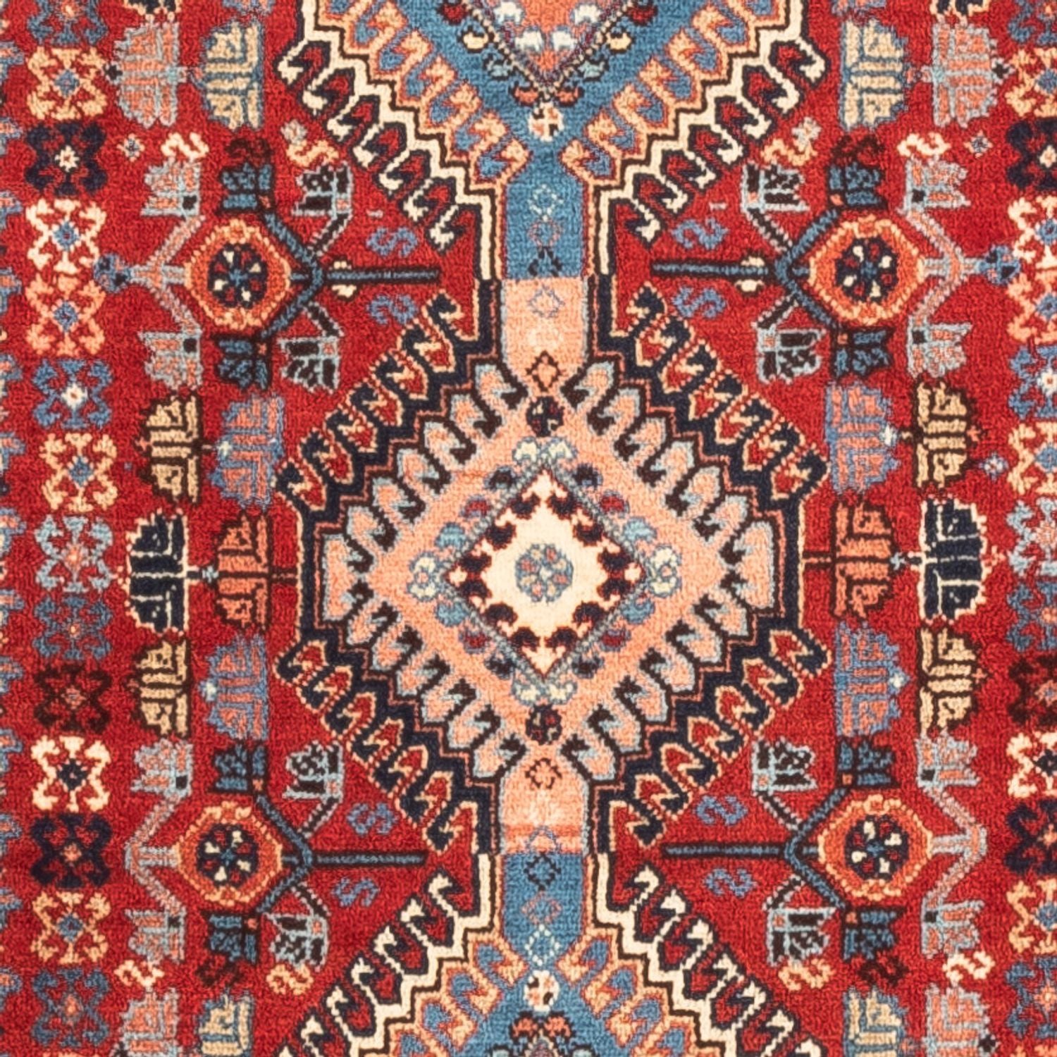 Persisk tæppe - Nomadisk - 128 x 82 cm - rød