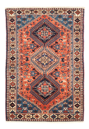 Persisk tæppe - Nomadisk - 125 x 81 cm - rød