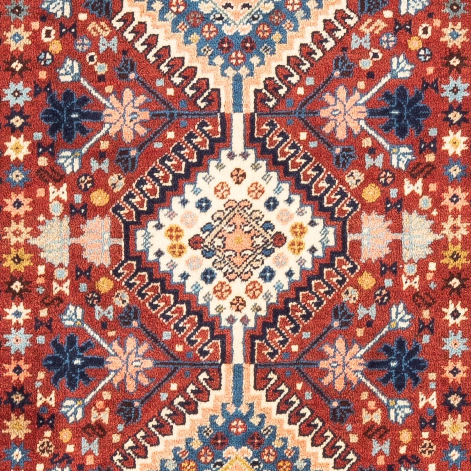 Persisk tæppe - Nomadisk - 131 x 86 cm - rød