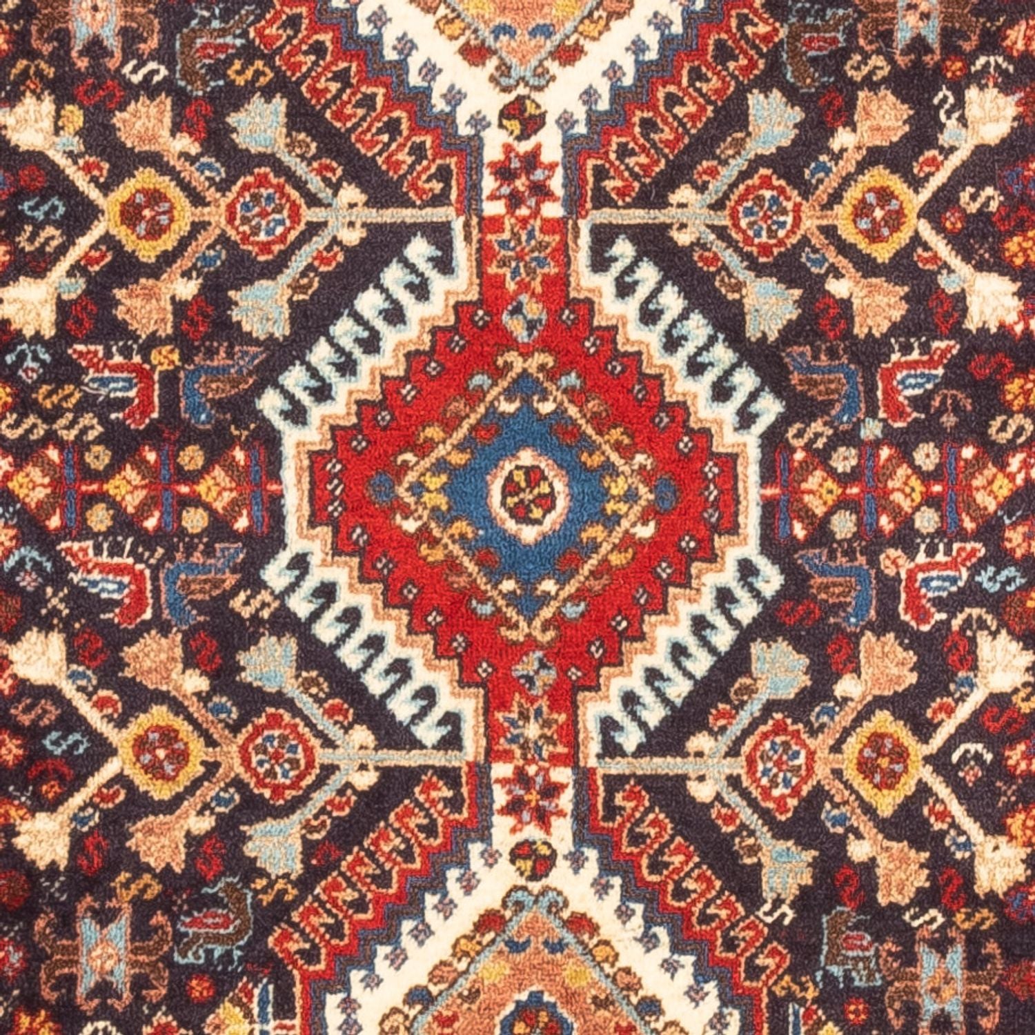 Persisk tæppe - Nomadisk - 130 x 80 cm - mørkeblå