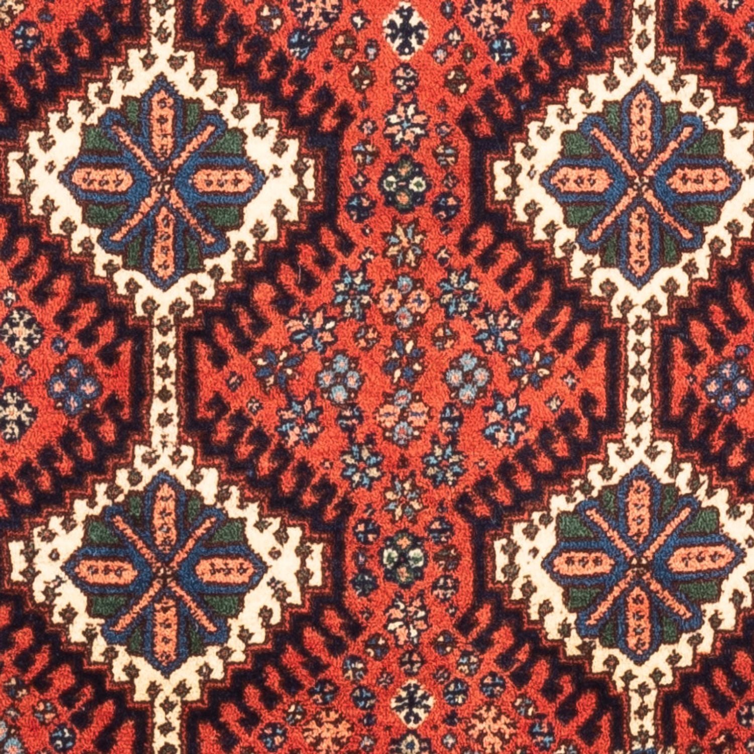Persisk tæppe - Nomadisk - 118 x 81 cm - rød