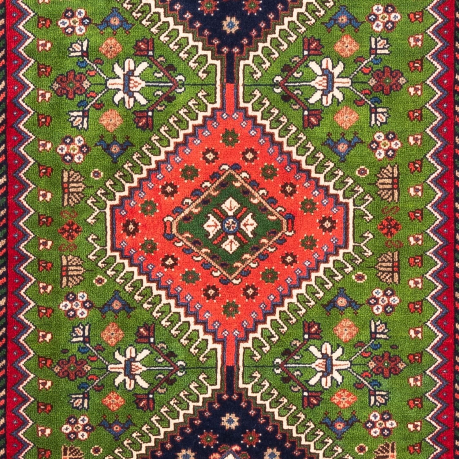 Løber Persisk tæppe - Nomadisk - 212 x 80 cm - grøn