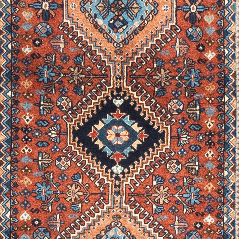 Løber Persisk tæppe - Nomadisk - 205 x 83 cm - rød