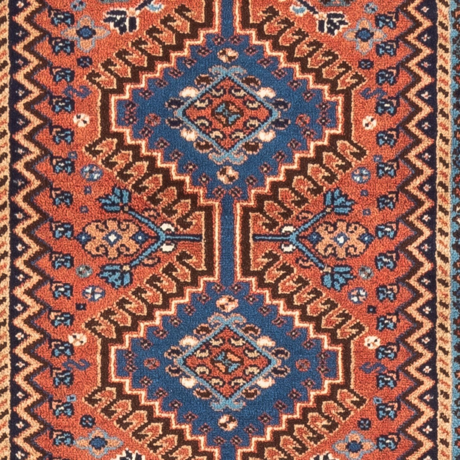 Løber Persisk tæppe - Nomadisk - 195 x 60 cm - rød